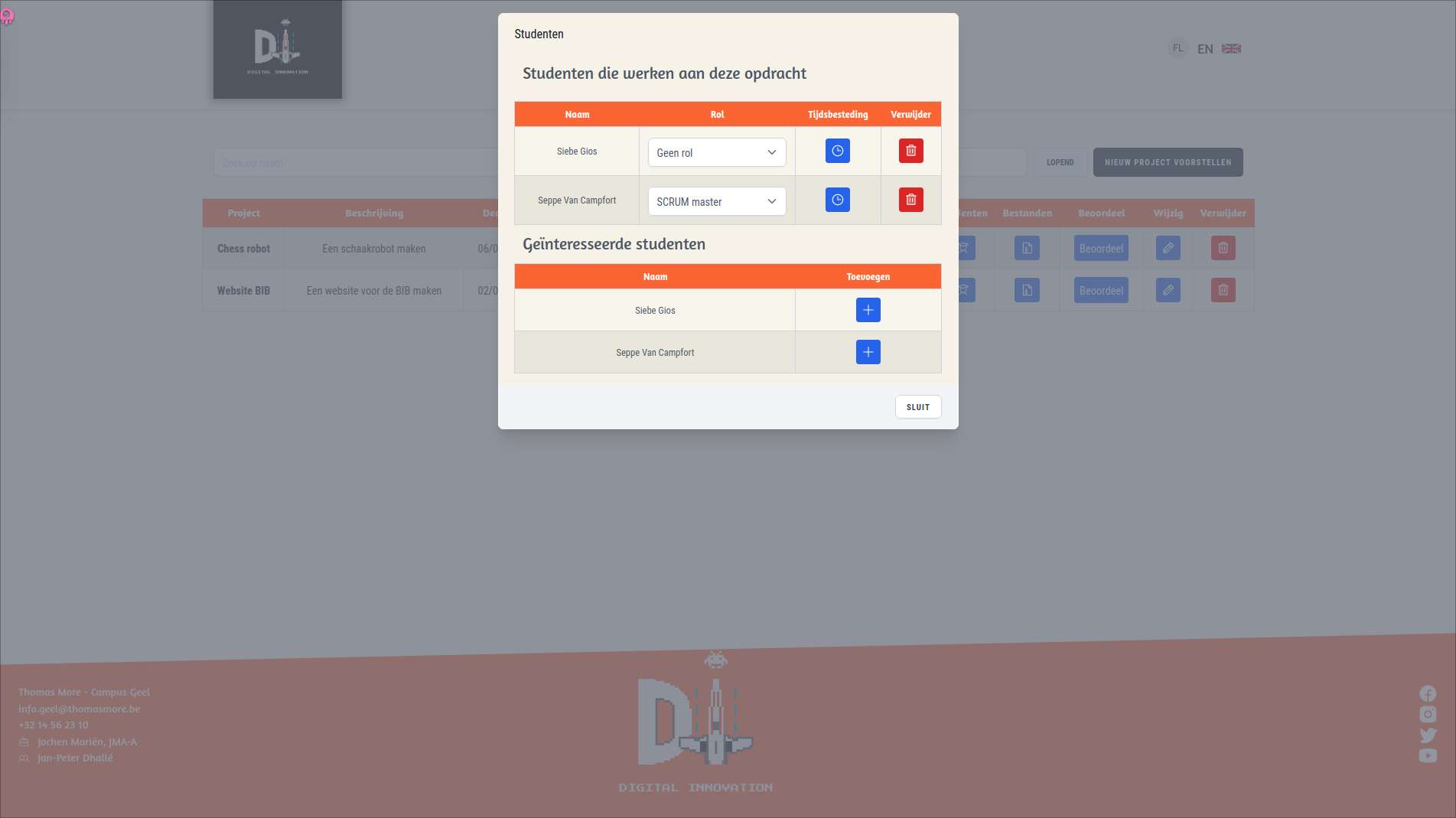 Dashboard screenshot